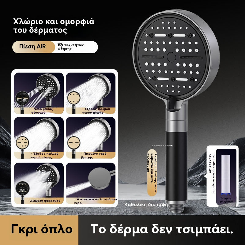 💦🚿 6-funkcyjna głowica prysznicowa wysokociśnieniowa Głowica prysznicowa do podgrzewacza wody w łazience