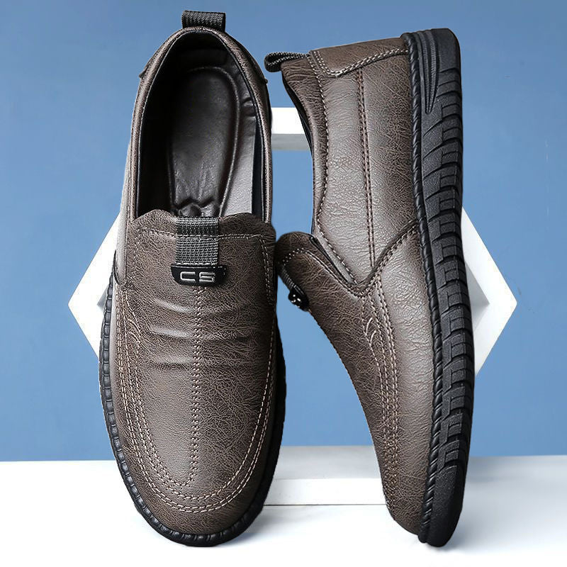 [39-44]👞 Buty męskie z miękkiej skóry naturalnej - Pełen komfort dla dojrzałych mężczyzn