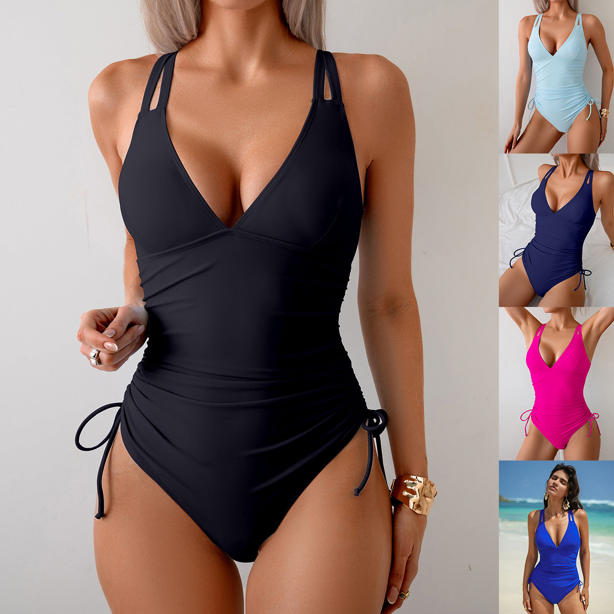 🏖️👙Stílusos női egyrészes fürdőruha! Első osztályú darab tengerre, medencéhez és fotózásokhoz