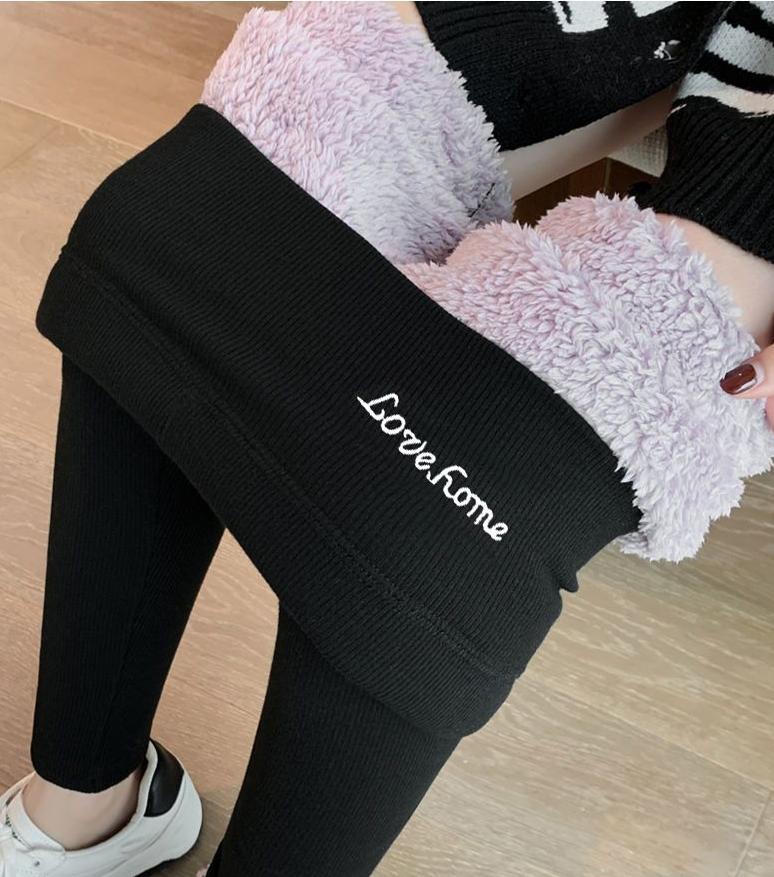 【40-100 kg】 Ciepłe spodnie do jogi, podszewka z polaru, gruba warstwa zewnętrzna