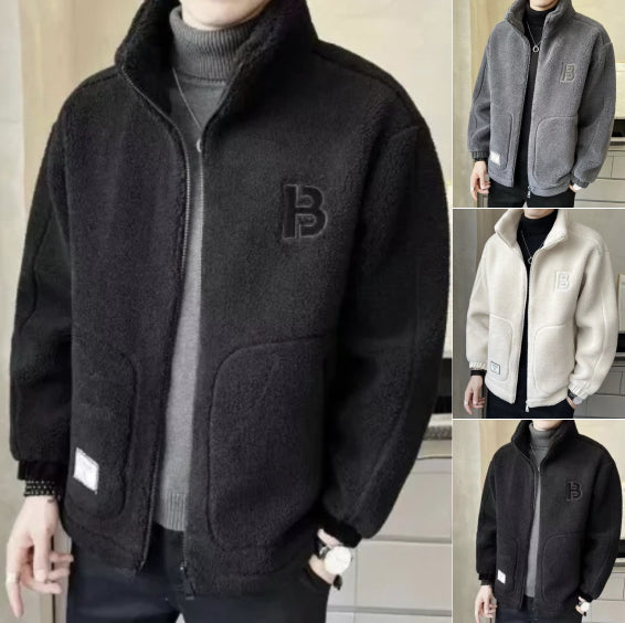 ⛄【L-6XL】Κομψό νέο ανδρικό χειμερινό fleece μπουφάν