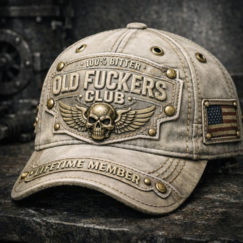 🔥🔥 Czapka baseballowa Old Fuckers Club Vintage