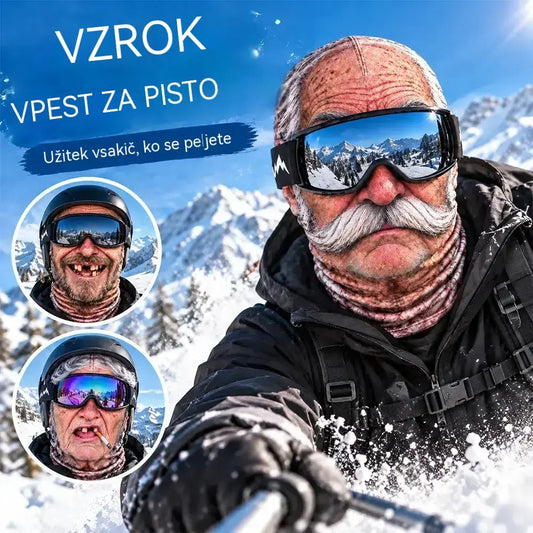 🔥😎 Zabavna in topla 3D maska za obraz, idealna za zimske športe na prostem.