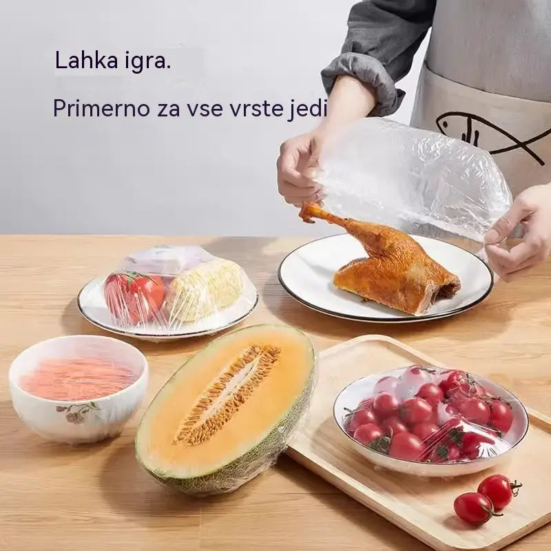 🔥【Posebna ponudba zadnjega dne: 50 % popust】✨500 listov folije za večkratno uporabo, primerne za živila