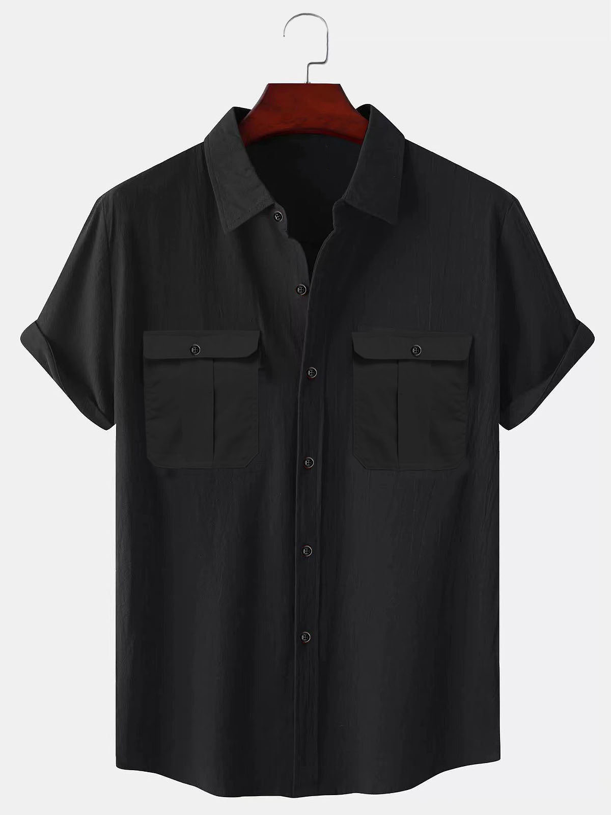 🏖️🔥[M-5XL] Nowa letnia męska prosta lniana koszula - przyjazna dla skóry i miękka