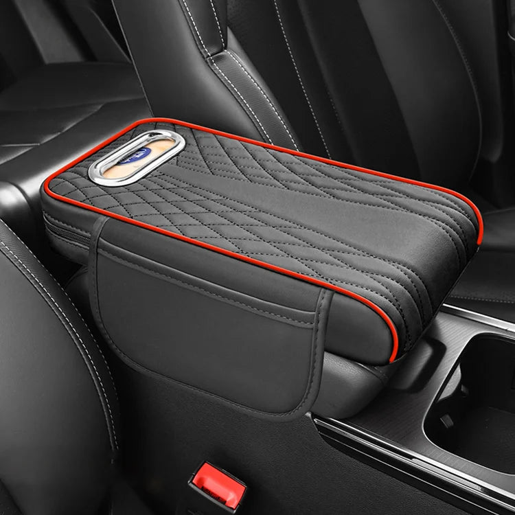 👏🚗 Večnamenska usnjena škatla za naslon za roke tri v enem