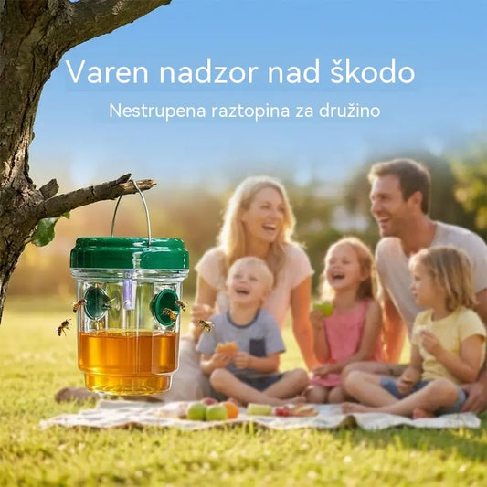 🐝☀️ Sončna past za ose za teraso in vrt 🔋🌿 – učinkovita, polnilna in vremensko odporna – brez kemikalij, za do 500 m2 – prihranite zdaj!