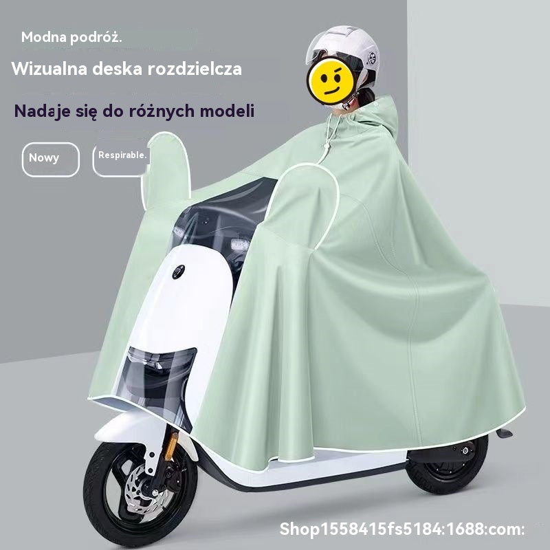 🌧️☔Pogrubiony i wydłużony wodoodporny mackintosh do samochodów elektrycznych