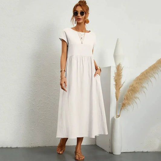 2026-os új, lenge maxi ruha, bájos eleganciát sugároz (S-4XL)