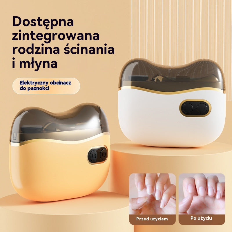 🔥【Kup 1, otrzymaj 1 gratis】✂️💅Przestań obgryzać skórę! Nowy elektryczny obcinacz do paznokci 2 w 1 z pilnikiem