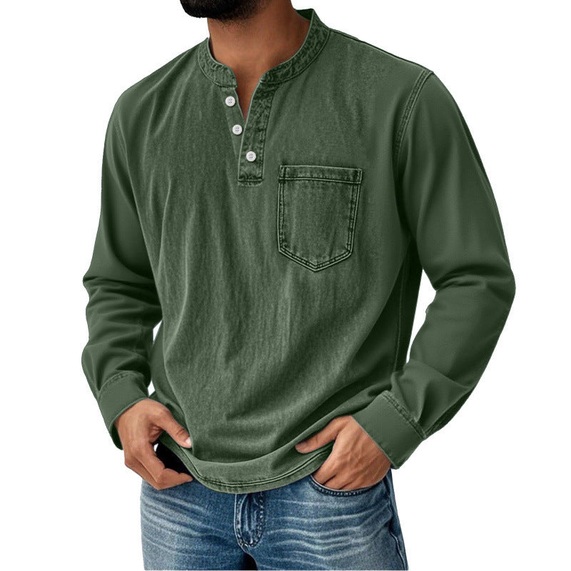 👔Camisa casual de manga corta para hombre, ideal para primavera/verano.-E
