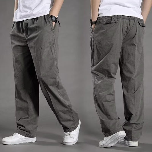 😎👖【Ειδική Προσφορά🔥】Ανδρικό παντελόνι cargo, άνετο και χαλαρό, σε μεγάλα μεγέθη