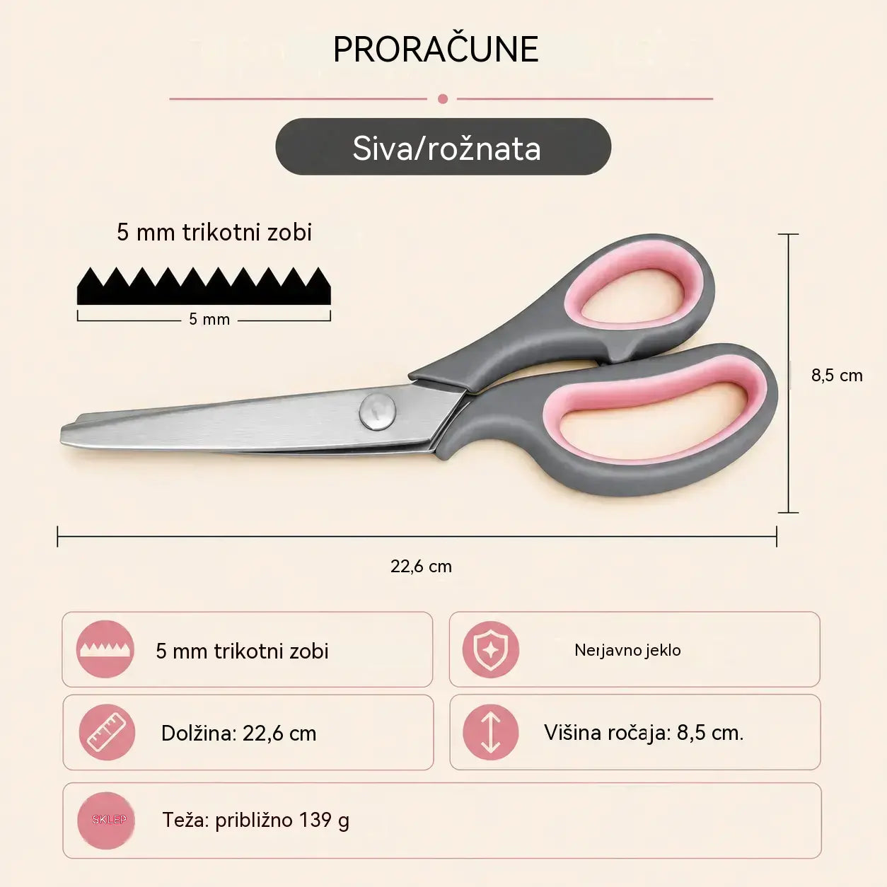 ✂️🧵 Večnamenske škarje za ustvarjanje – preprosto ustvarite čudovite čipke!