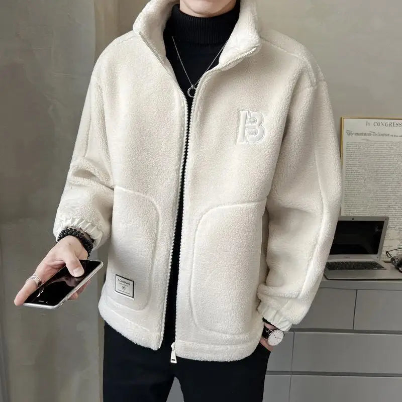 ⛄【L-6XL】Κομψό νέο ανδρικό χειμερινό fleece μπουφάν