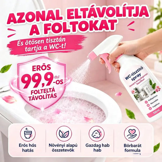 🚿✨ 50% KEDVEZMÉNY! Univerzális fürdőszobatisztító spray – Gyorsan feloldja a sókat és a szappanlerakódásokat. 🧼💨