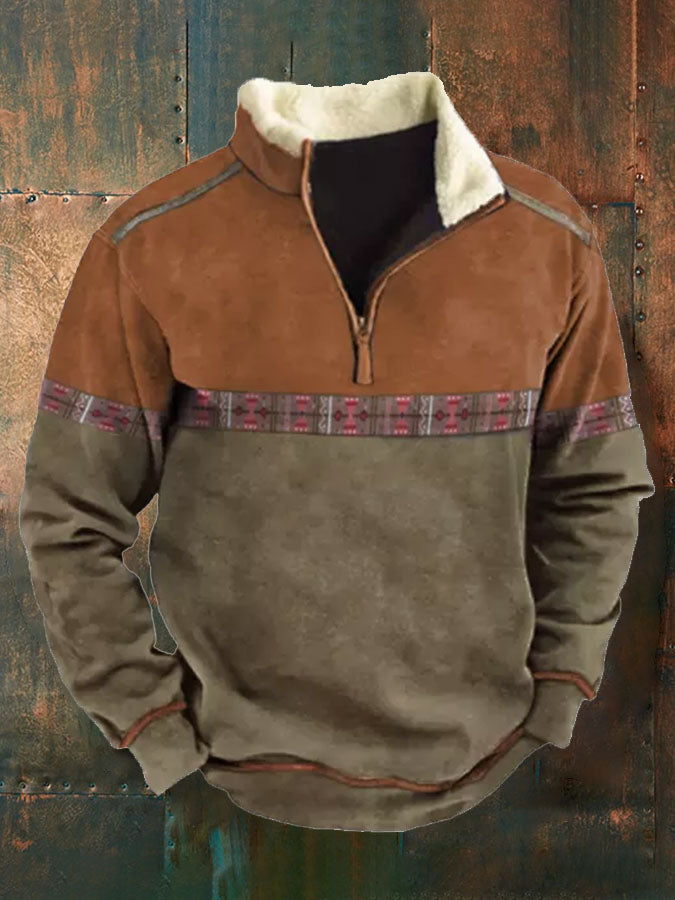 👕Nowy, modny męski sweter z długim rękawem 3D na jesień i zimę