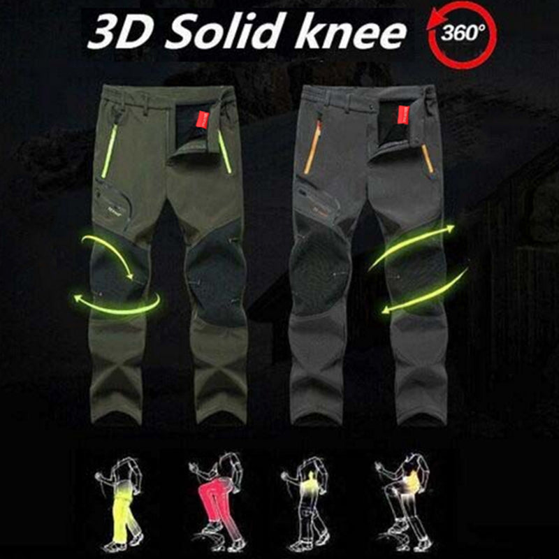 【S-5XL】 2025 νέα φθινοπωρινή και χειμερινή ανδρική αδιάβροχη βελούδινη casual φόρμες εξωτερικού χώρου