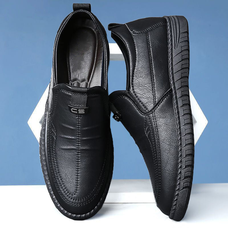 [39-44]👞 Buty męskie z miękkiej skóry naturalnej - Pełen komfort dla dojrzałych mężczyzn