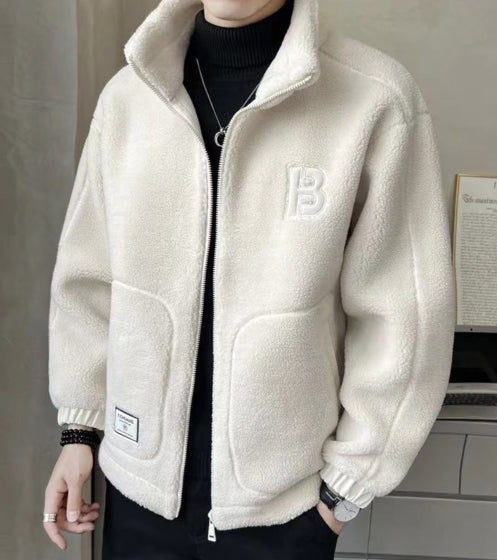 ⛄【L-6XL】Κομψό νέο ανδρικό χειμερινό fleece μπουφάν