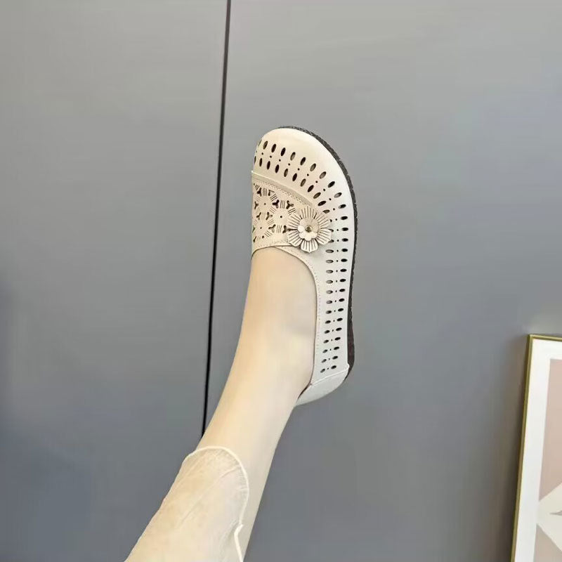 👡【35-40】Buty damskie, miękka, antypoślizgowa podeszwa ze skóry bydlęcej