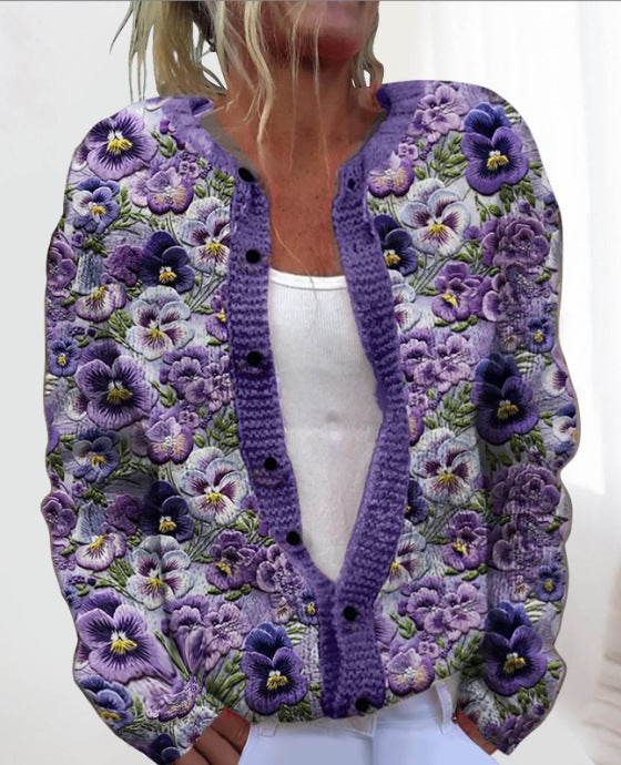 🌸 Ζεστό και άνετο, ιδανικό για το φθινόπωρο, Νέο, μοντέρνο και άνετο γυναικείο ζακετάκι