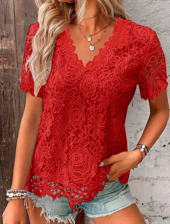 🌼🌼2026 Nova modna ženska čipkasta bluza (S-5XL)