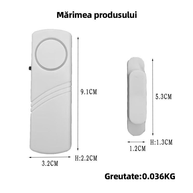🔔【kup 4 otrzymaj 4 za darmo】Bezprzewodowy magnetyczny alarm drzwiowy, antykradzieżowy, antykradzieżowy o wysokiej głośności（Średnia cena za sztukę 12 zł）