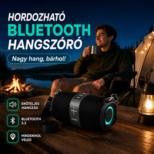 🥳 KI NEM HAGYHATÓ AJÁNLAT 2026-BAN ❤️Hordozható Bluetooth basszus hangszóró