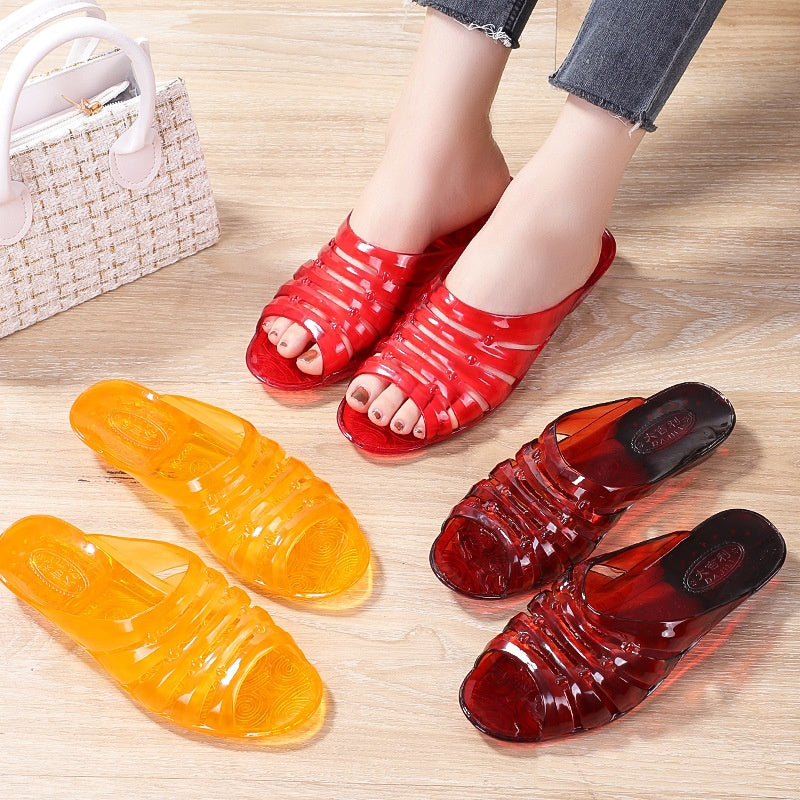 🔥👡【36-41】👡 Ortopedyczne kapcie z PVC, wygodne i antypoślizgowe - idealne na lato!