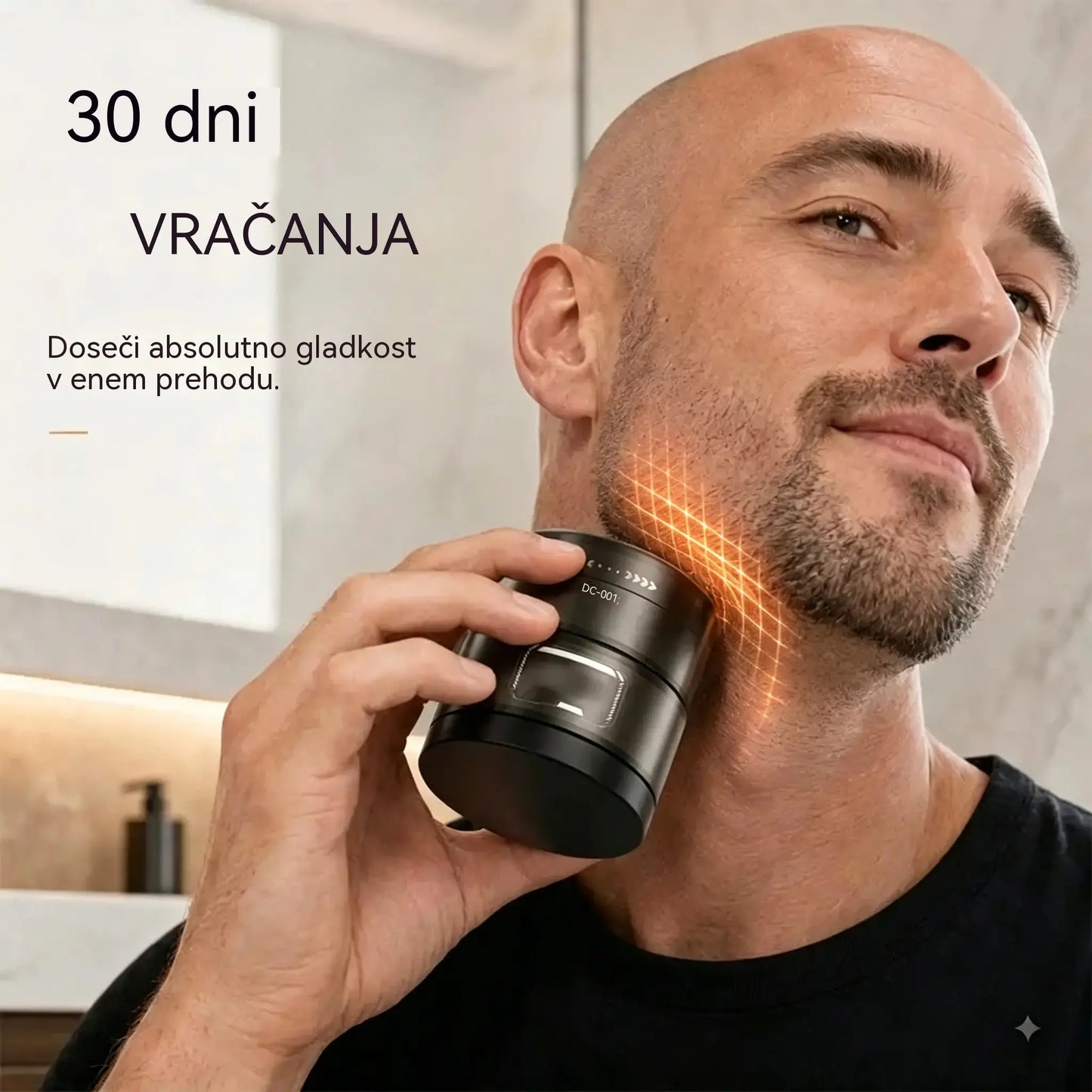 📢📢 50 % popust! ⏰ Pametni električni brivnik 2 v 1, ki brije in prirezuje brado, z digitalnim zaslonom.