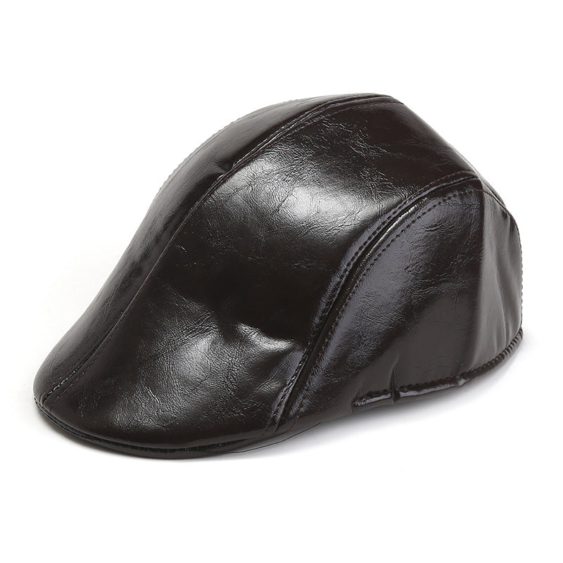 💘Stylowy, retro i ciepły męski beret na jesień i zimę.