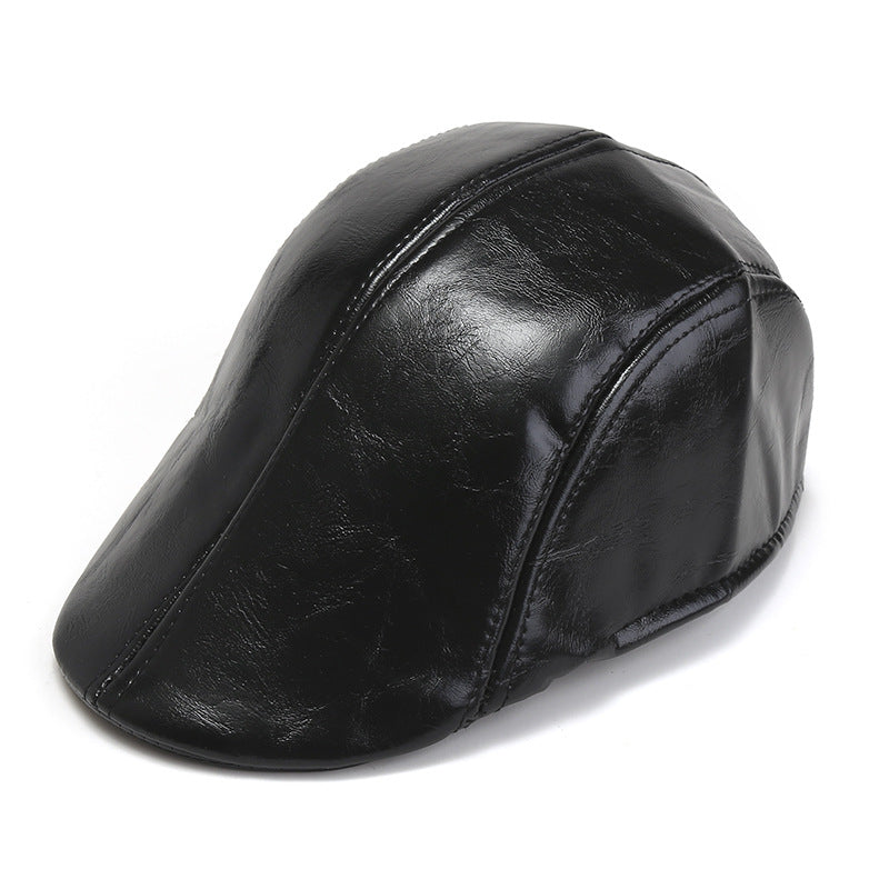 💘Stylowy, retro i ciepły męski beret na jesień i zimę.