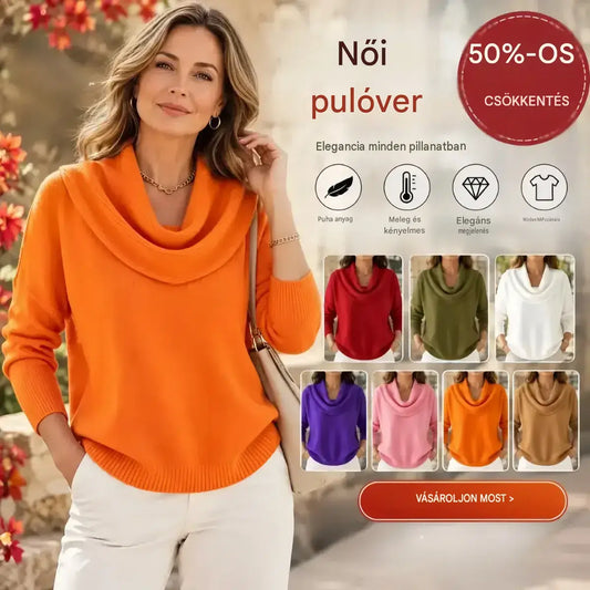🔥【S–3XL】2026 Ősz/Tél Új Egyszínű Pulóver · Puha és Meleg