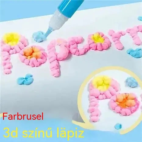 🎁【Vásároljon 1-et, kapjon 1-et ingyen】3D nyomtatótoll gyerekeknek: Popcorn stílusú buborékrajz (DIY)