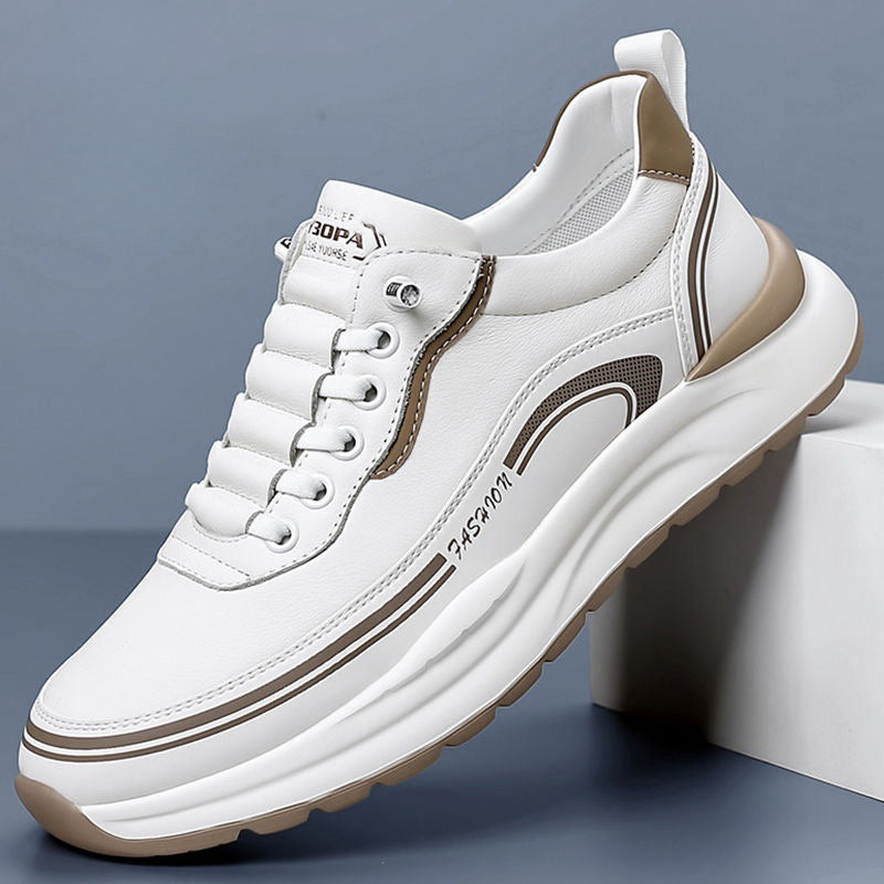 🔥🔥[39-45] Αδιάβροχα και ανθεκτικά στη σκόνη δερμάτινα αθλητικά παπούτσια με μαλακή σόλα και άνετη χρήση