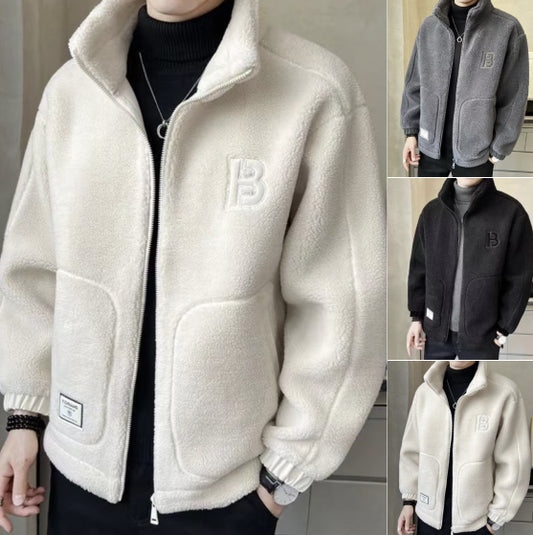 ⛄【L-6XL】Κομψό νέο ανδρικό χειμερινό fleece μπουφάν