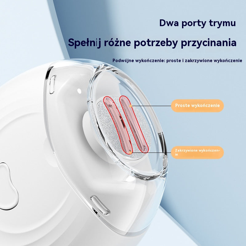 ✨ Automatyczny pilnik do paznokci (1 sztuka) do bezpiecznej i delikatnej pielęgnacji paznokci 👶🔧