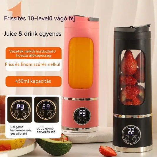 ✨🍹 Vezeték nélküli hordozható turmixgép 🔥 Vezeték nélküli és hordozható kialakítás