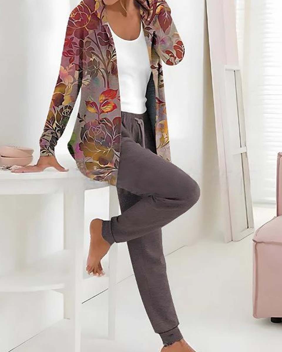 💖 Nowy, prosty bawełniany komplet na jesień i zimę 2025