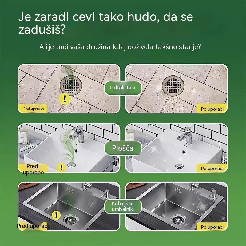 2 škatli (skupaj 100 tablet)🏠💧Kapsule dezodoranta Drain - bioencimska sestava nevtralizira vonjave neposredno pri njihovem izvoru.