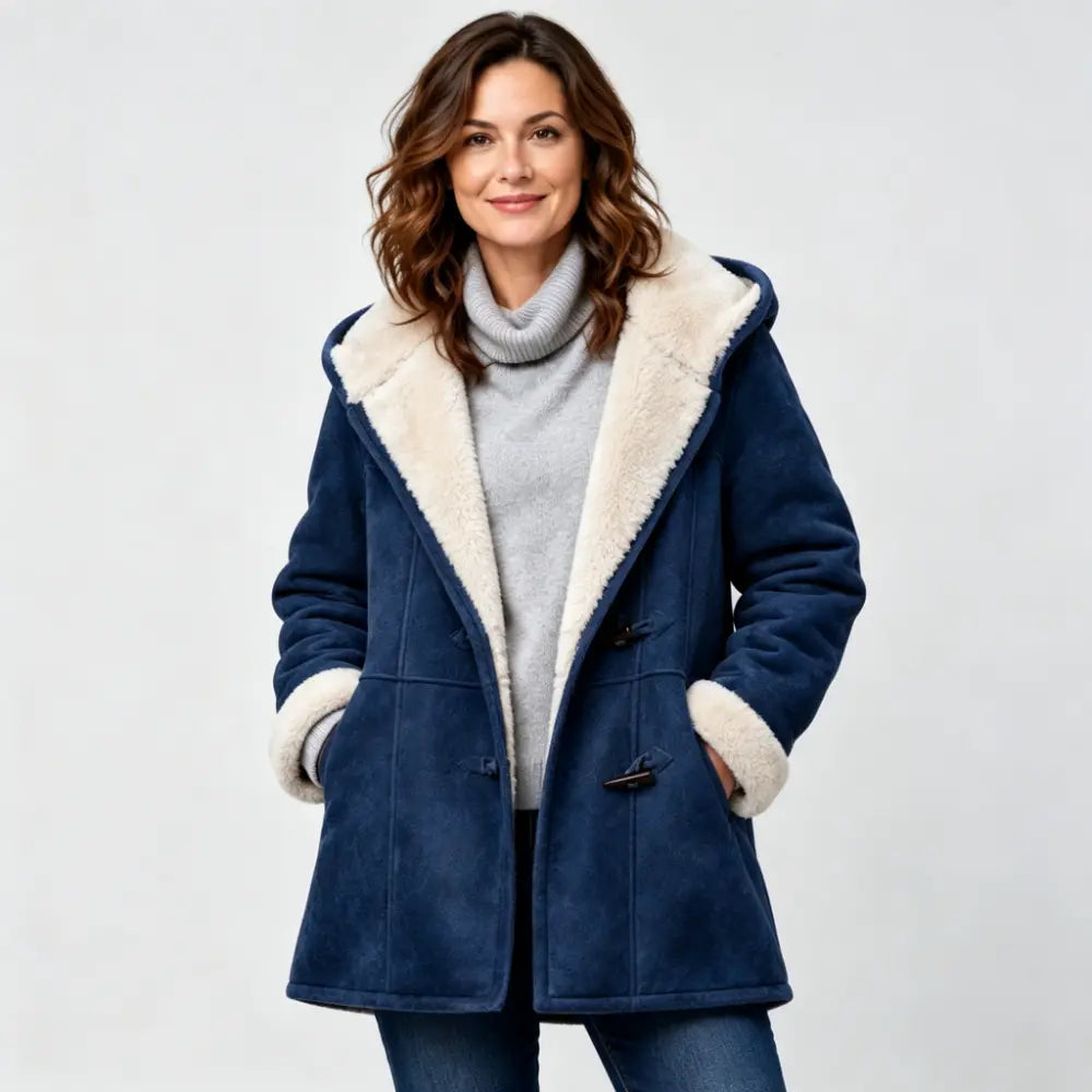 🐏🥼Ponudba za polovično ceno💖 Elegantna in topla ženska jakna s podlogo iz umetnega semiša, velikosti S-5XL, ležerna zimska vrhnja oblačila