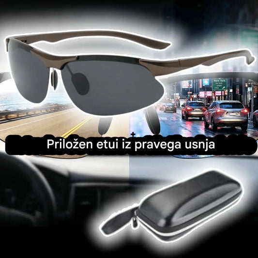 【Kupite 1, dobite 1 gratis】🕶️ Polarizirana fotokromatska očala za vožnjo podnevi in ponoči 🚗