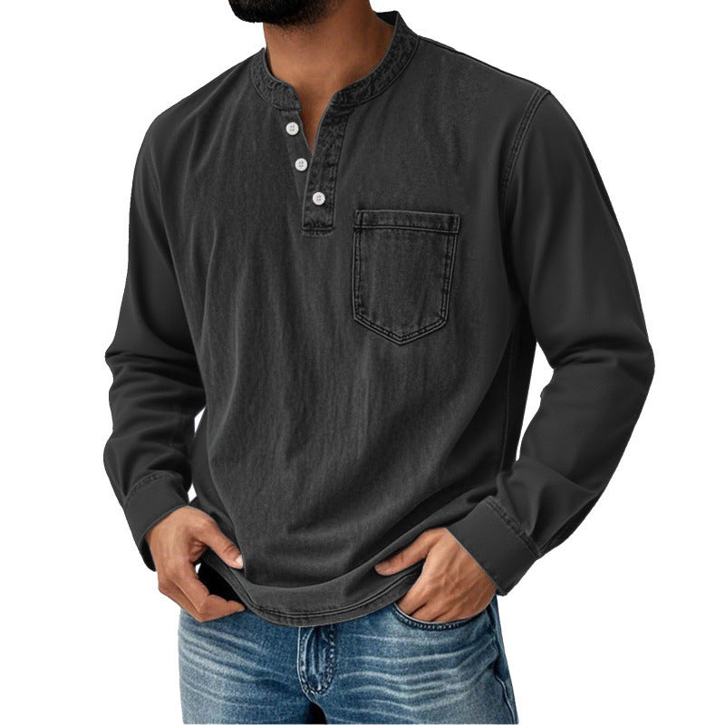 👔Camisa casual de manga corta para hombre, ideal para primavera/verano.-E