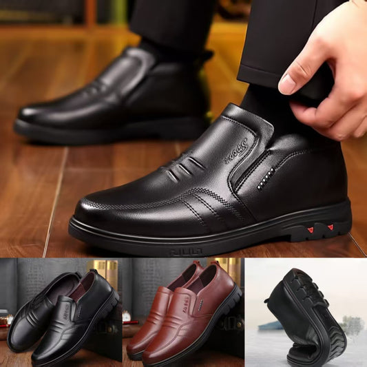 👞【39-44】2025 Męskie buty sportowe na co dzień, skóra naturalna, miękka podeszwa, antypoślizgowe, oddychające