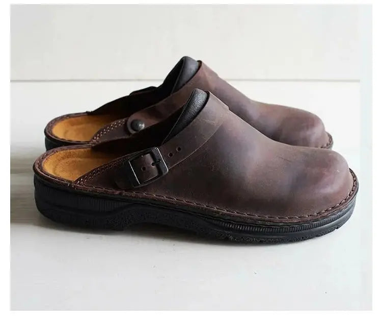 ✨【38-48】😎 Ανδρικές casual παντόφλες με μαλακή σόλα. Κομψά και άνετα καλοκαιρινά παπούτσια 👣