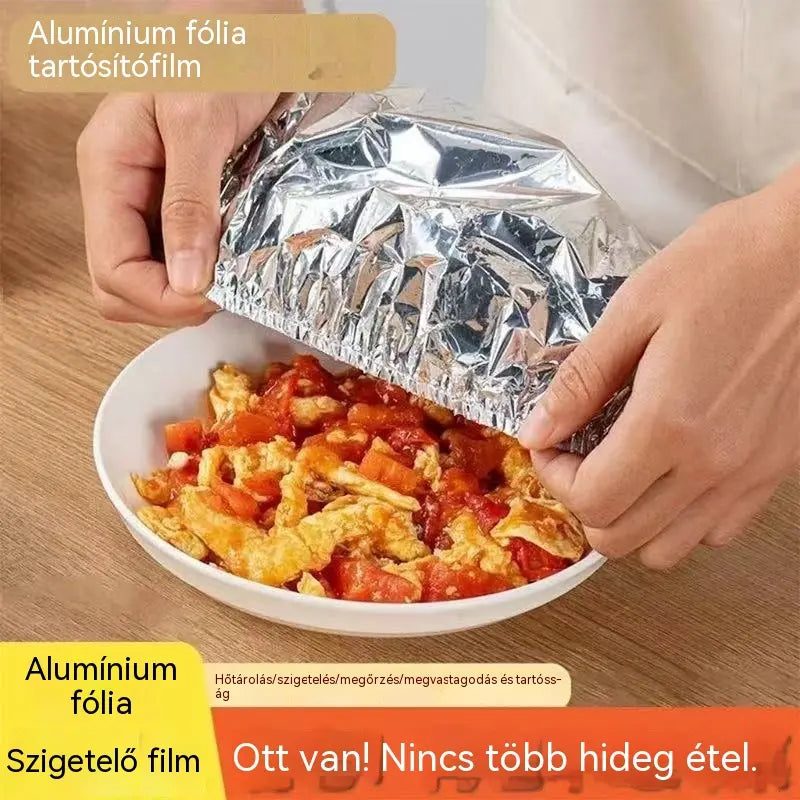 💥【100db】🍎🔥 Élelmiszeripari minőségű alumíniumfólia szigetelőborítás