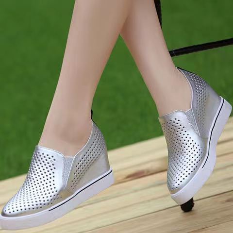 🔥【34-41】Lato 2025 damskie buty na co dzień z miękkiej skóry z grubą podeszwą