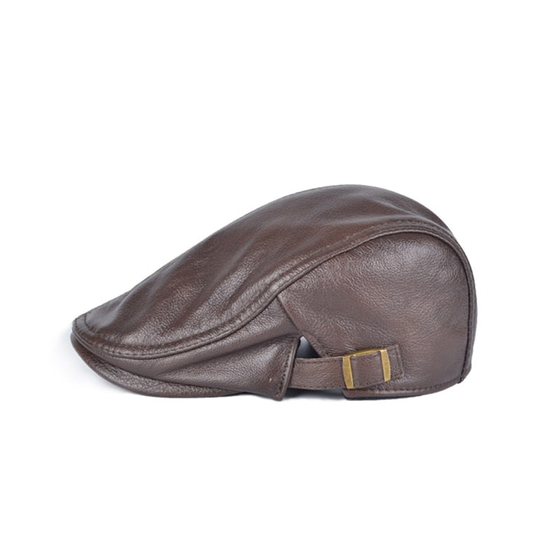 Stylowy, retro i ciepły męski beret na jesień i zimę.