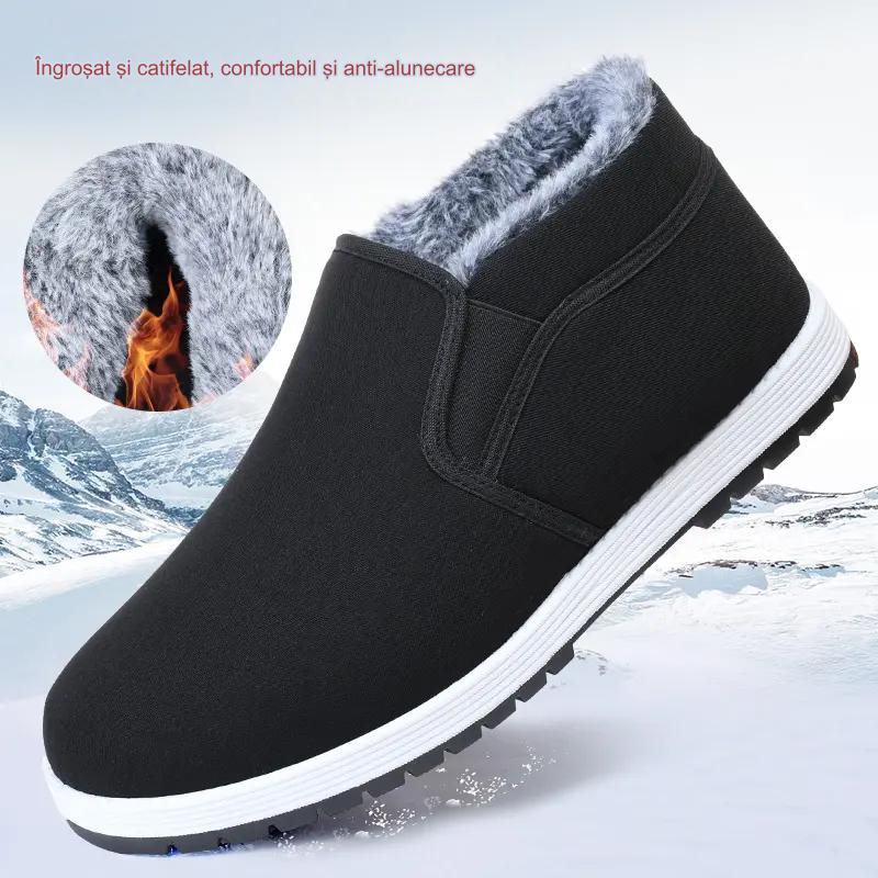 🔥【39-44】👟2024 jesienne i zimowe buty śniegowe dla osób w średnim i starszym wieku, pogrubione i aksamitne, ciepłe