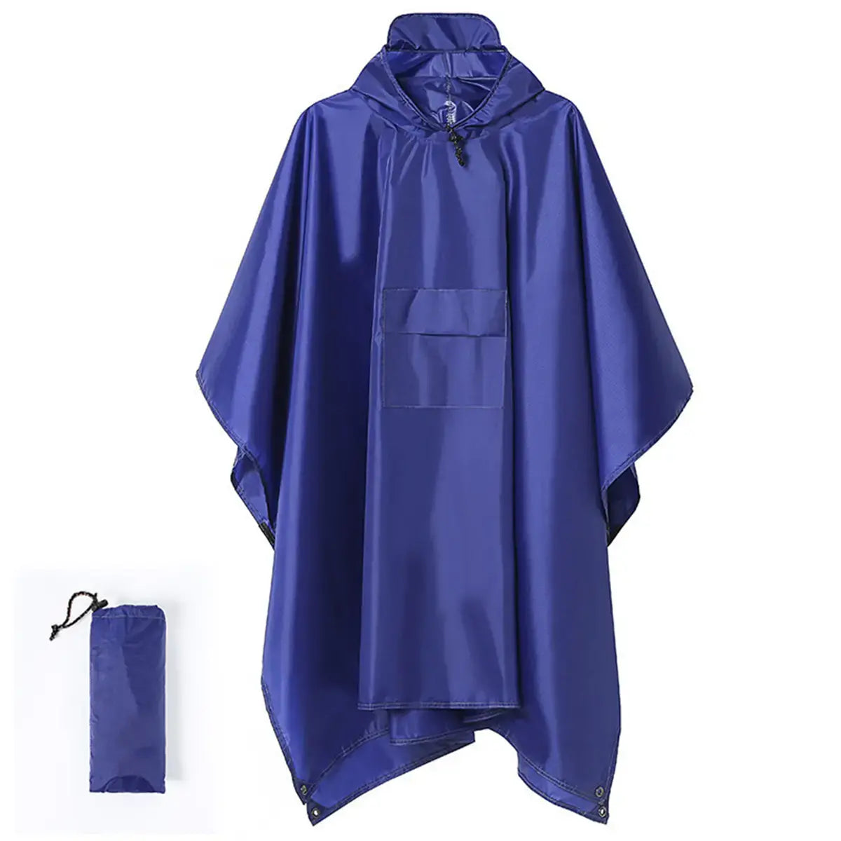 🏕️Večnamenski dežni pončo 3 v 1 | Vodoodporno ogrinjalo + šotor + podloga | Za pohodništvo in kampiranje 🌧️